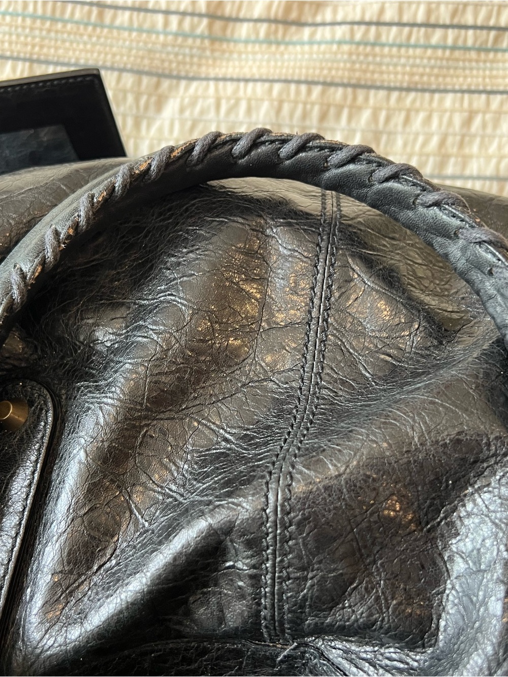 Balenciaga Black Weekender Bag RARE! - Picture 6 of 15